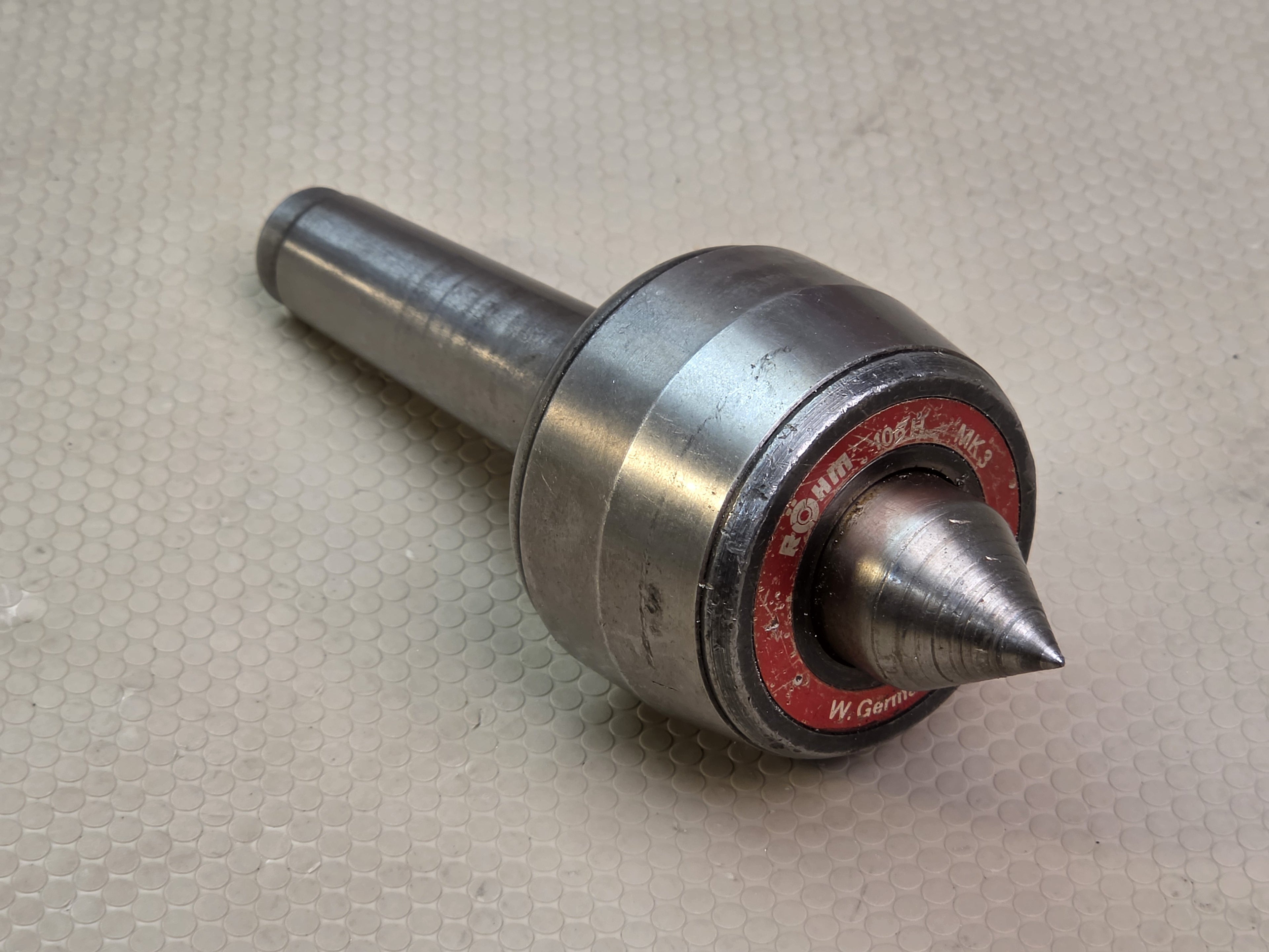 Röhm 04 H Live Center MK3 Morse Taper 3 Lathe Tailstock W. Germany