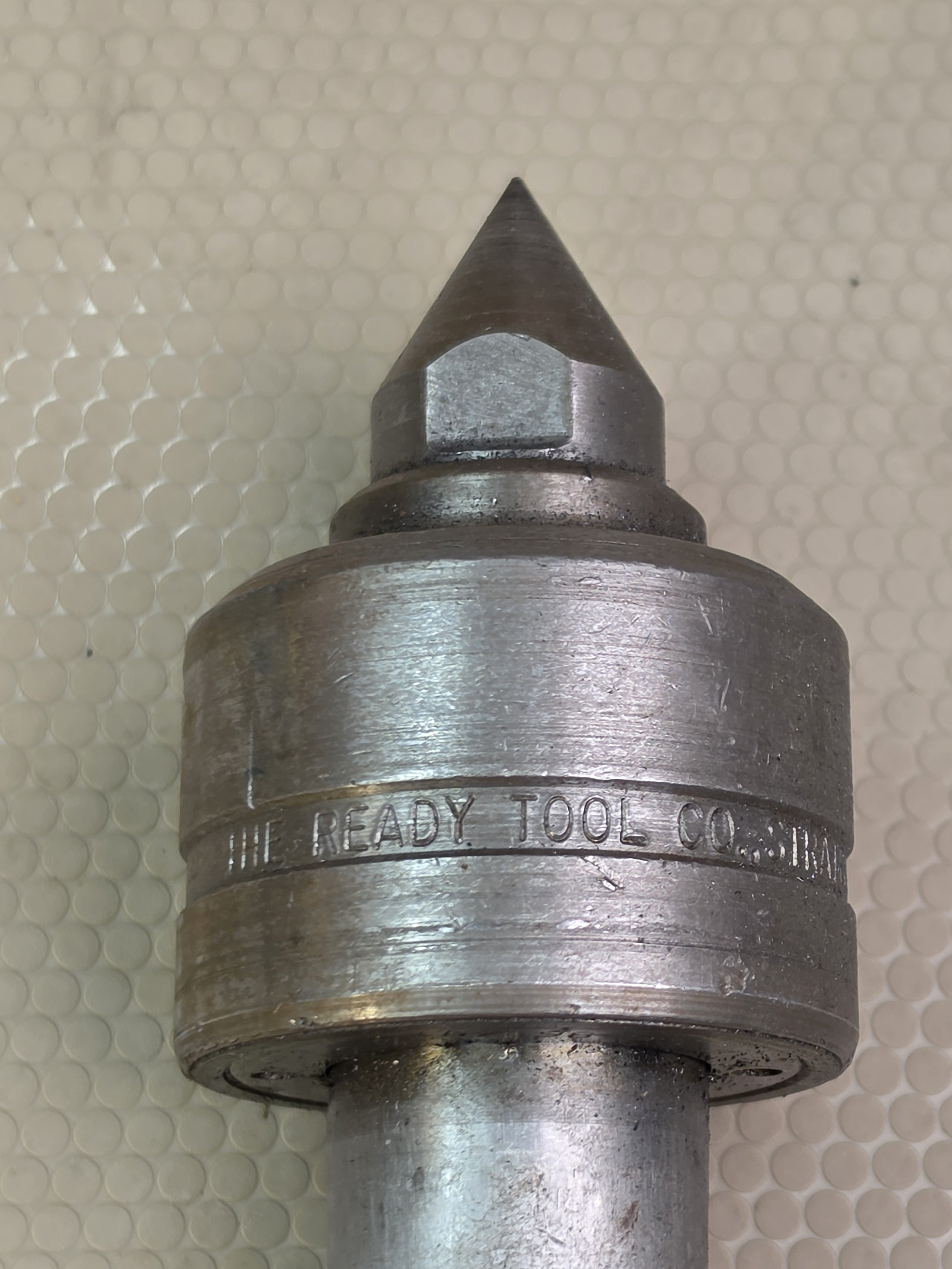 Ready Tool Co. Live Center Metal Lathe Tapered Shank Pointed Tip