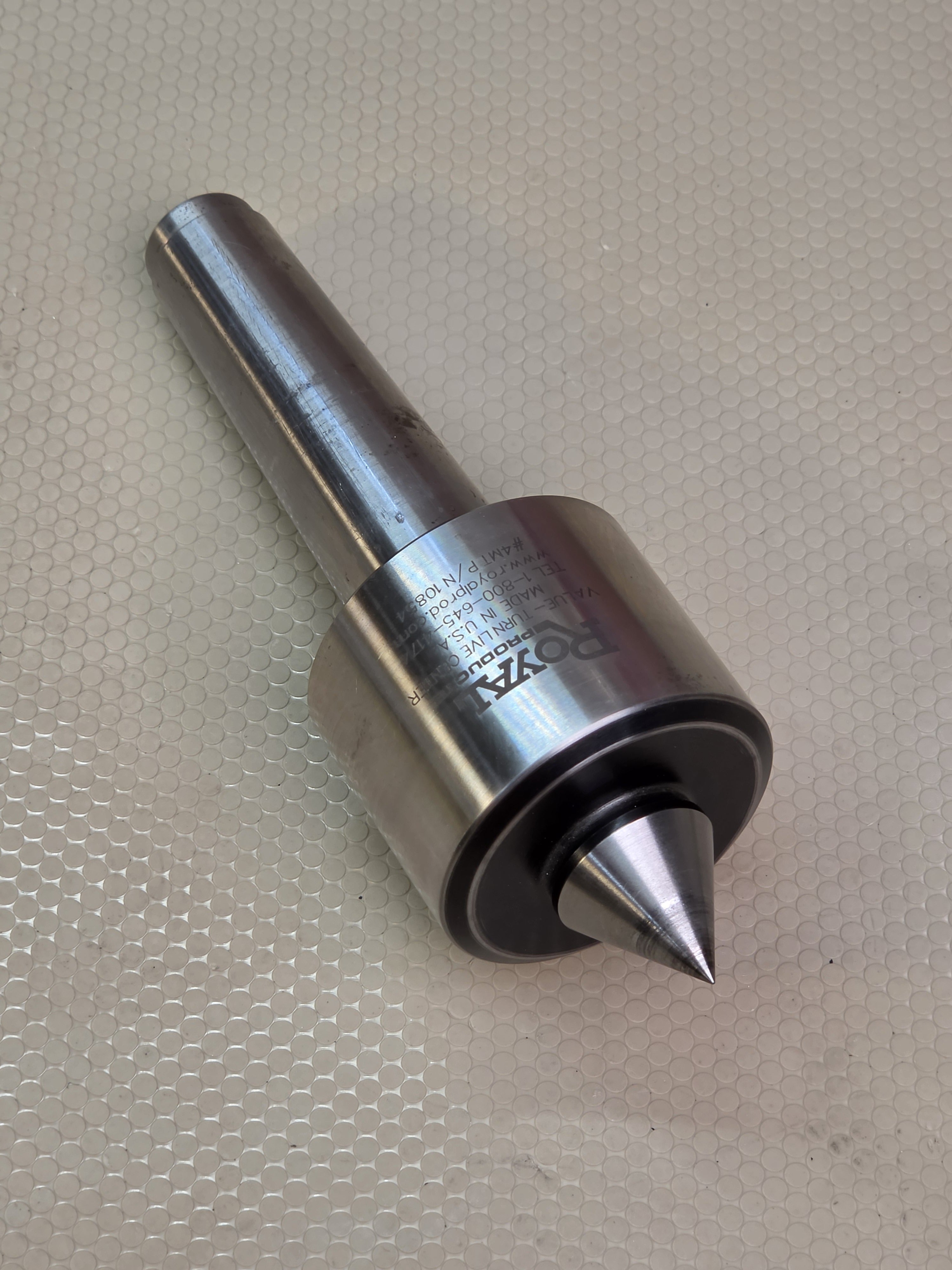 Royal 10854 Value-Turn Live Center Taper 4MT Made in USA *Mint*