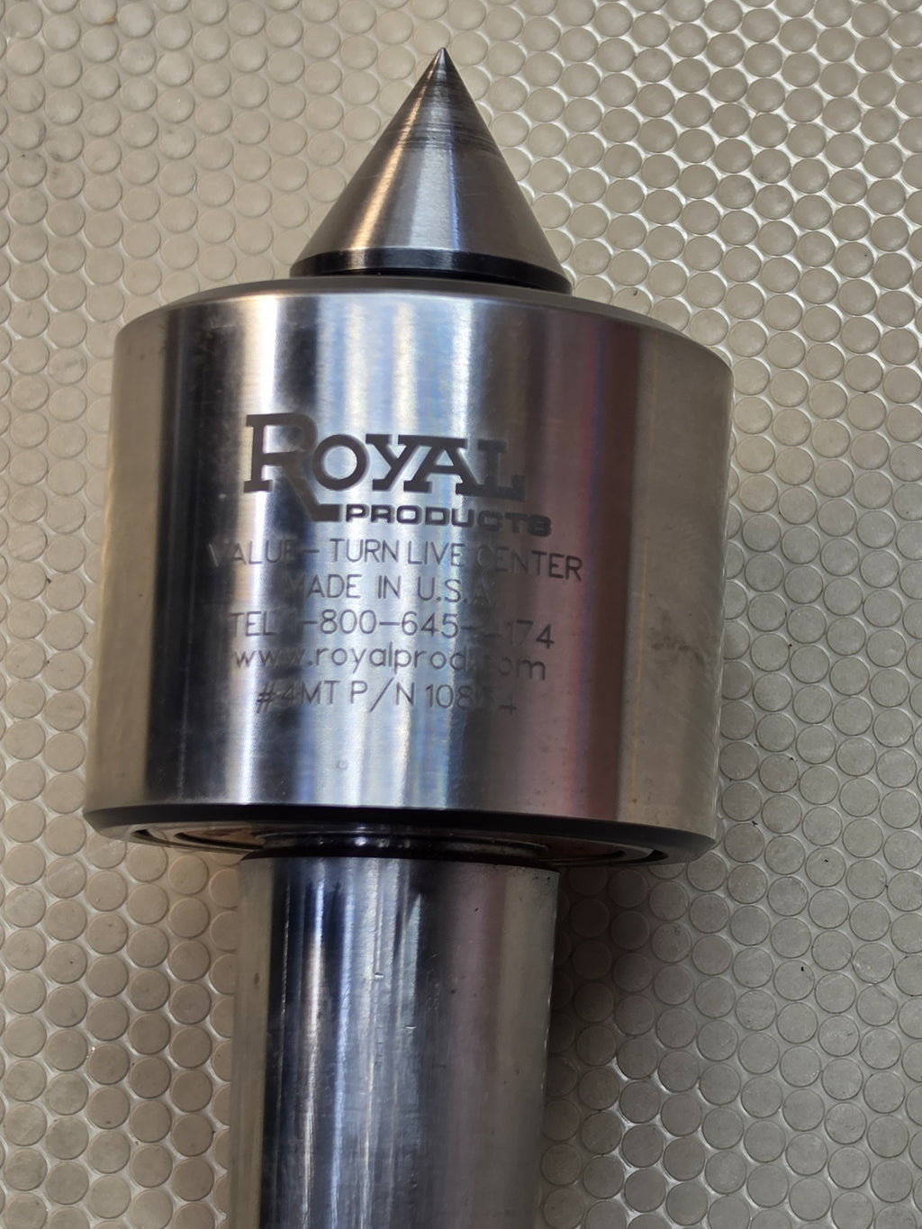 Royal 10854 Value-Turn Live Center Taper 4MT Made in USA *Mint*