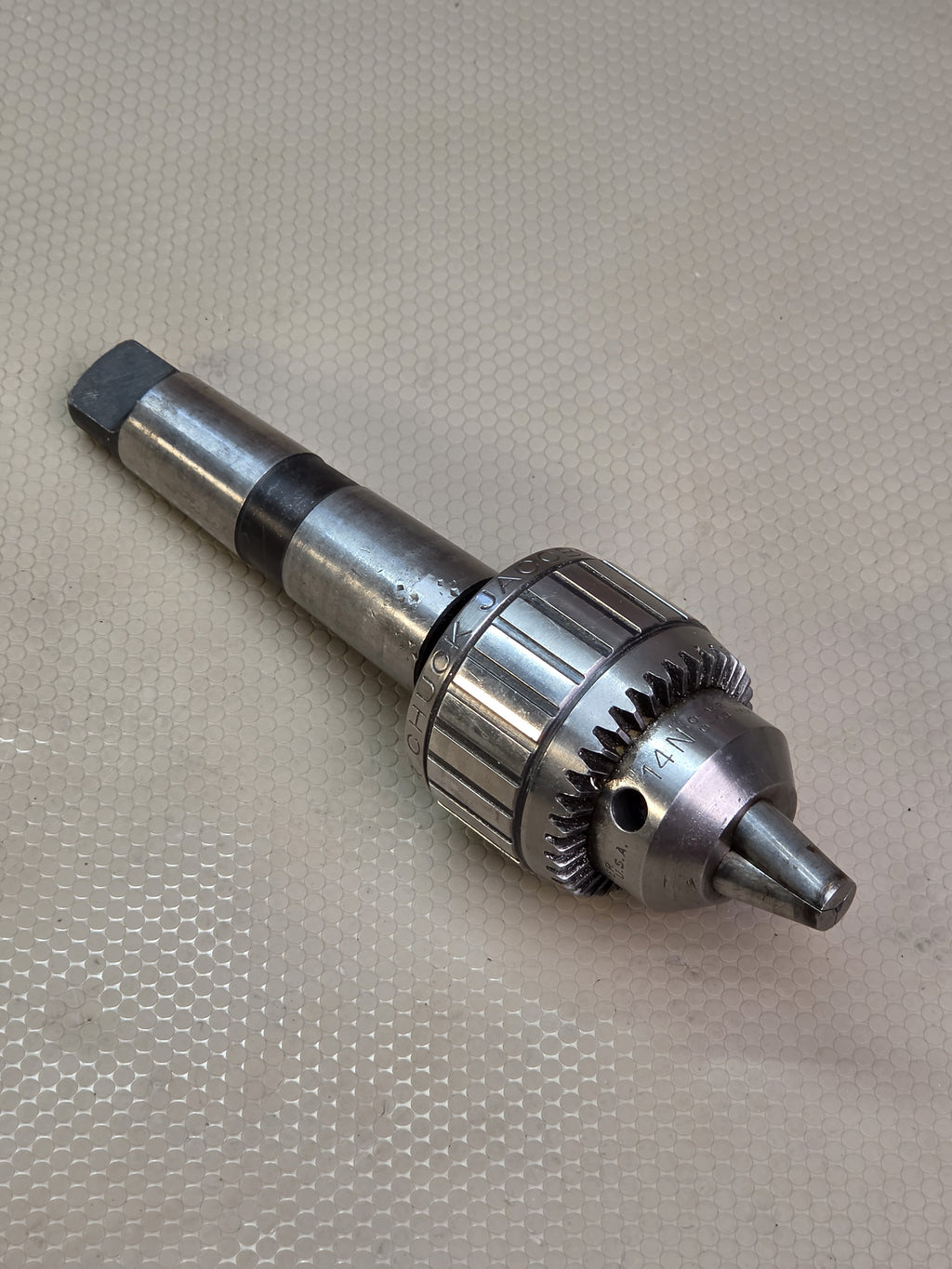 Jacobs 14N Ball Bearing Drill Chuck 0-1/2" Capacity Morse Taper Arbor