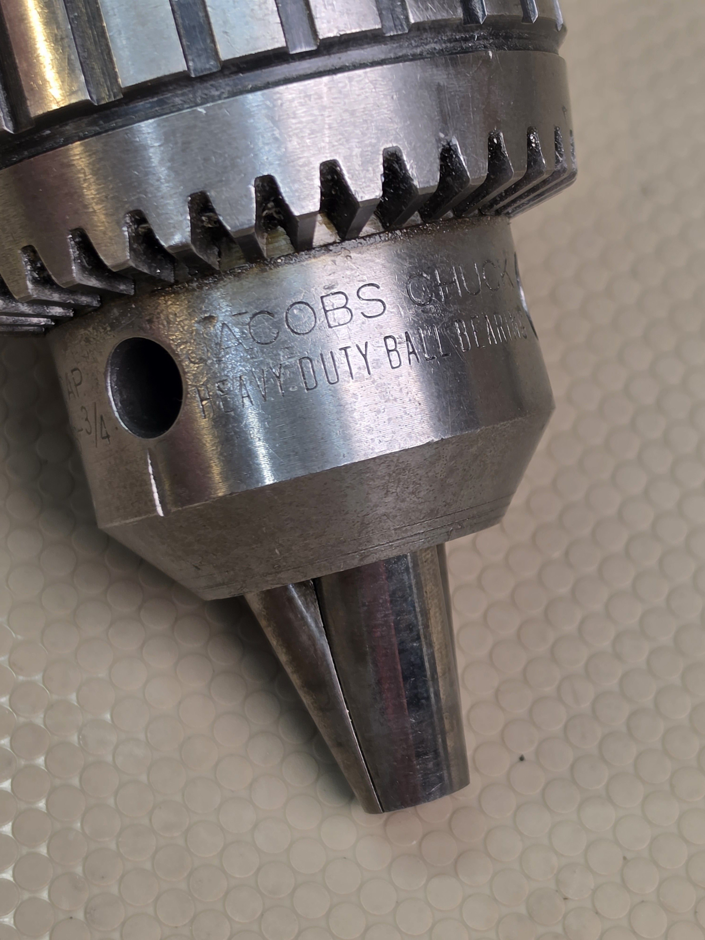 Jacobs 18N Super Chuck Heavy Duty Ball Bearing Drill Chuck 3/4" Capacity