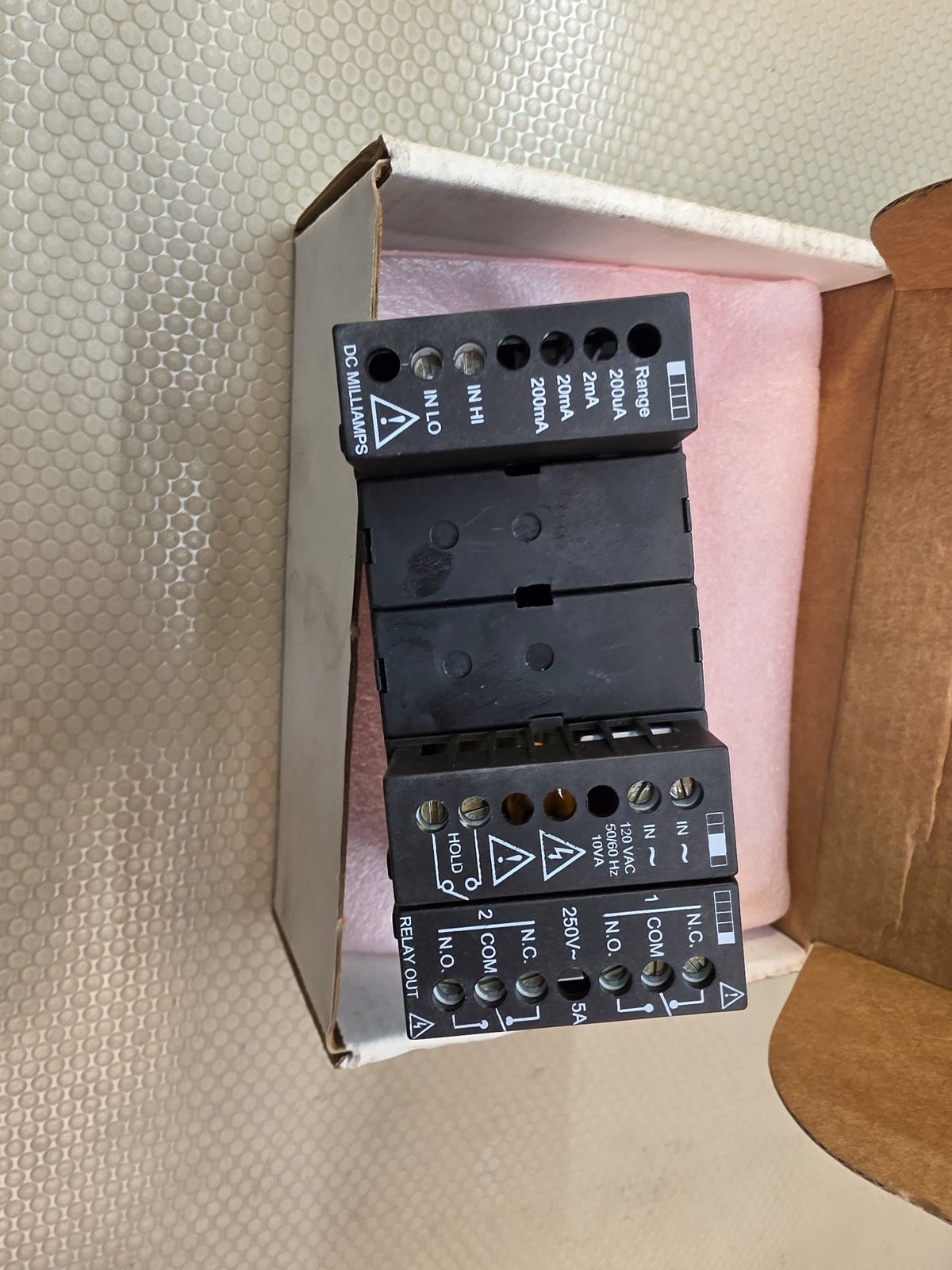 Simpson 1FD10 Digital Process Meter DC Milliamps Input Relay Output 120VAC