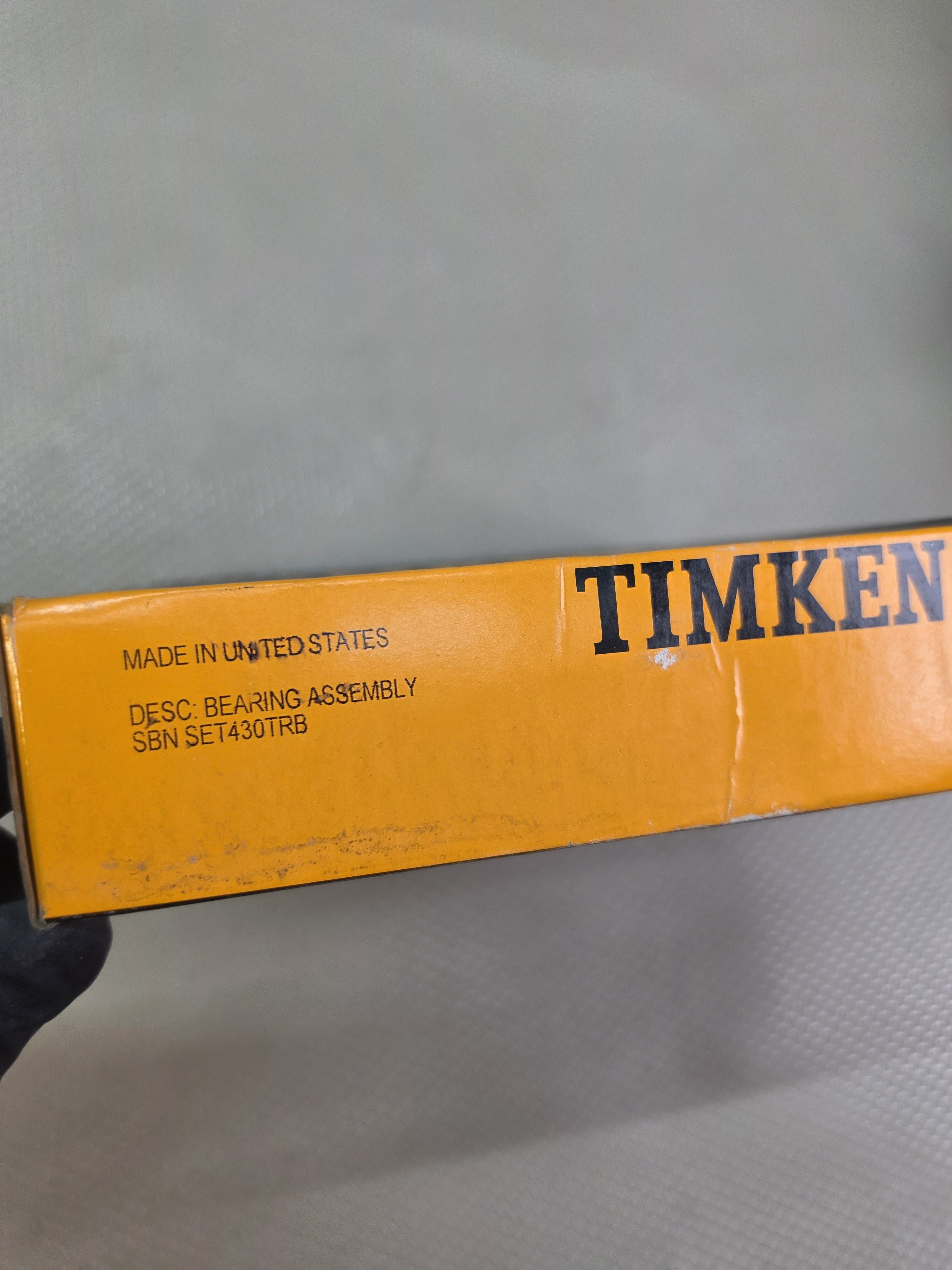 Timken SET430TRB Tapered Roller Bearing Assembly Commercial Truck Made in USA