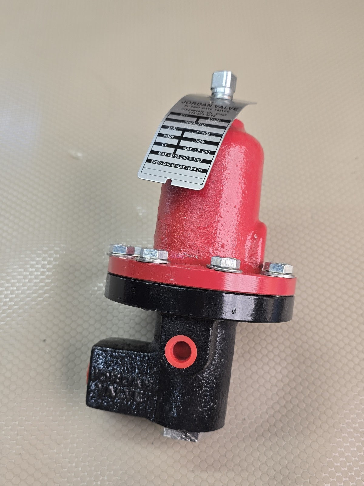 Jordan Valve 69H High-Pressure Regulator Pilot Valve 70-150 PSI Ductile Iron SST