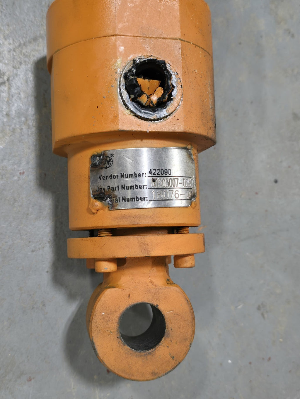 Joy Global Mining Hydraulic Cylinder Part 10003007-003 Hydraulic Cylinder Ram Cl