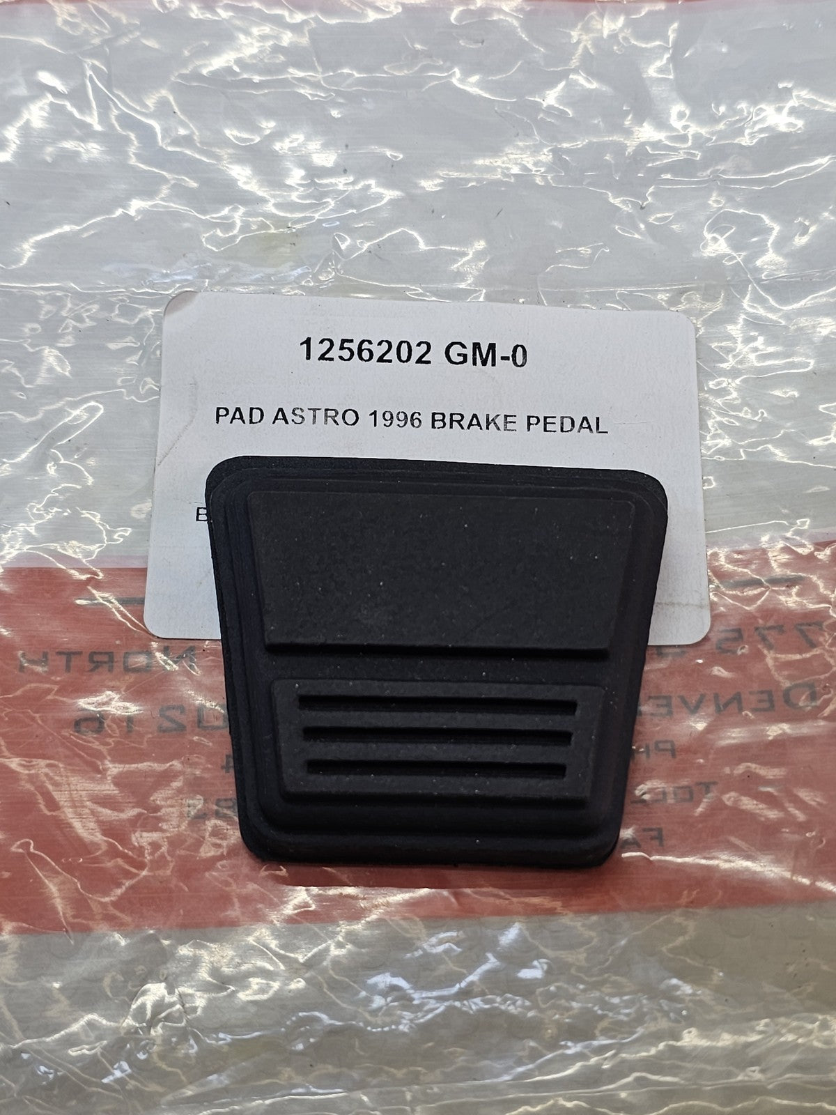 GM 1256202 Brake Pedal Pad 1996 Astro Van OEM New