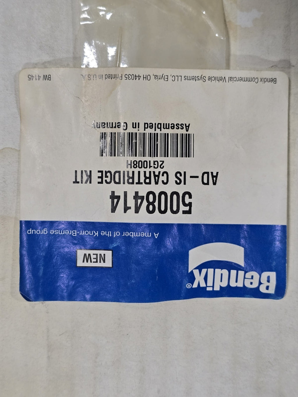 Bendix 5008414 AD-IS Air Dryer Cartridge Kit NEW