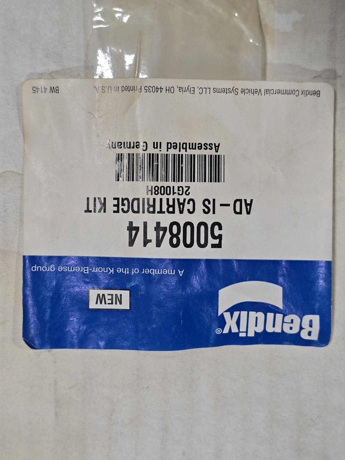 Bendix 5008414 AD-IS Air Dryer Cartridge Kit NEW