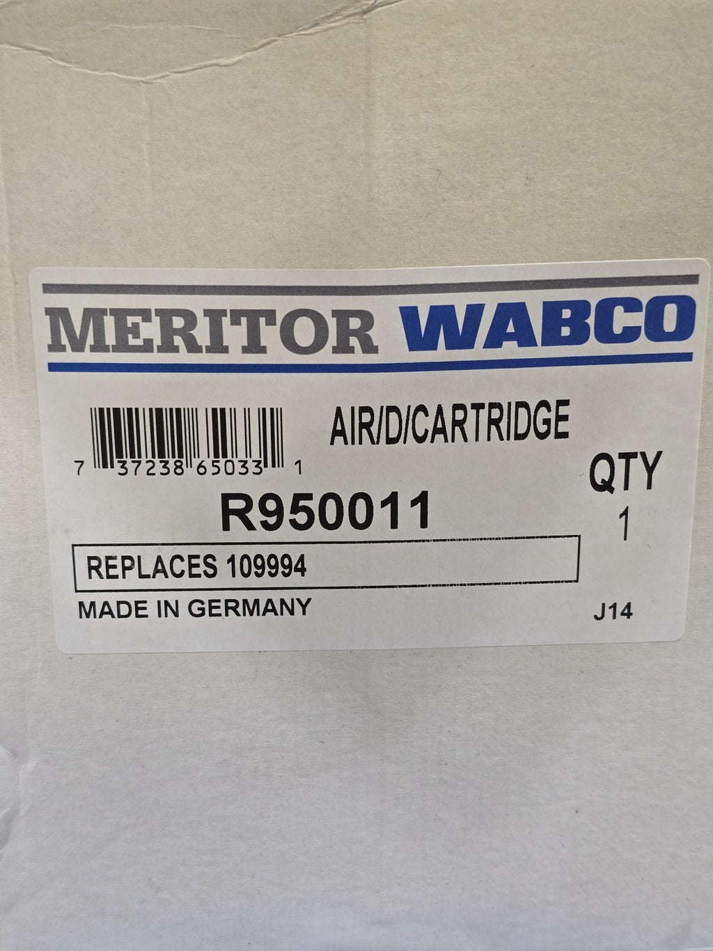 MERITOR WABCO R950011 System Saver Series Air Dryer Cartridge Made in Germany Ne