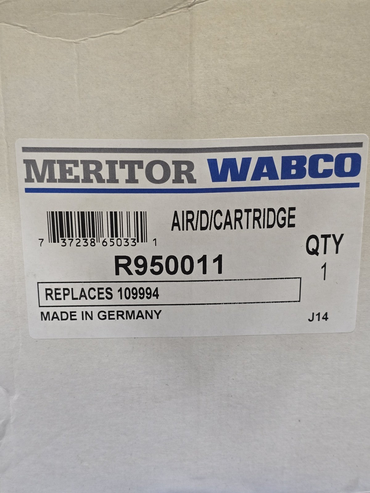 MERITOR WABCO R950011 System Saver Series Air Dryer Cartridge Made in Germany Ne