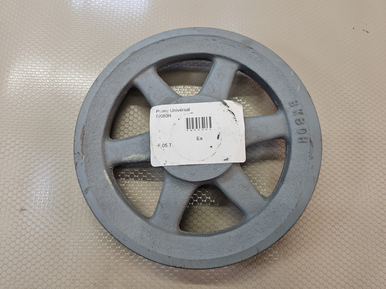 BK80H Universal V-Groove Pulley 7.75" OD 6-Spoke