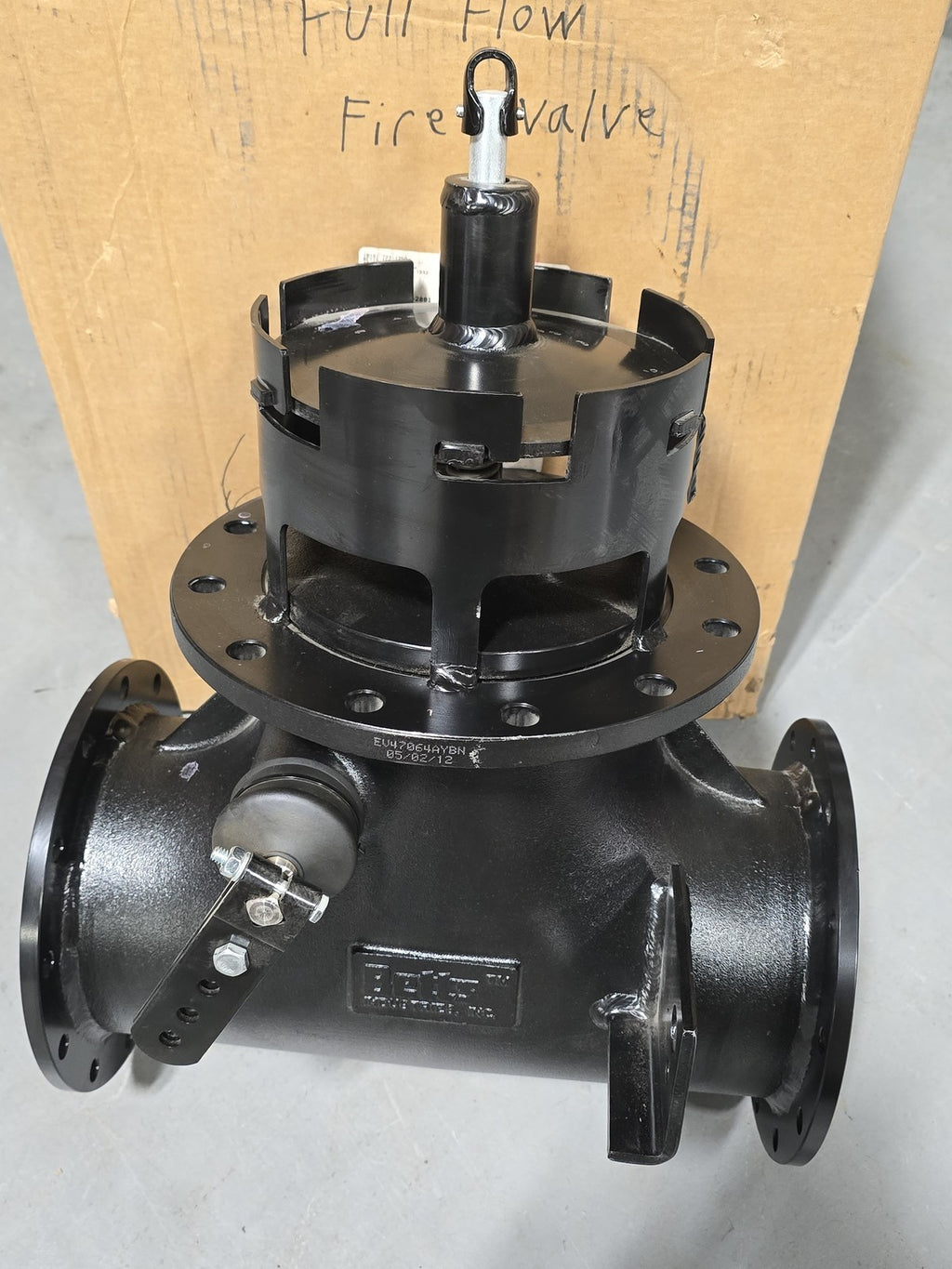 Betts EW47964AYBN 6" Flanged Emergency Valve Tanker Truck 90-Degree Full Flow