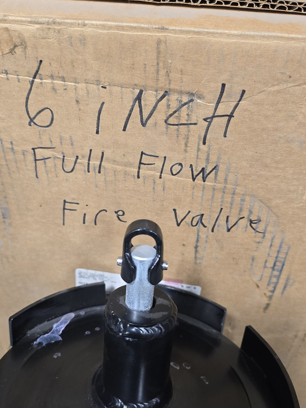 Betts EW47964AYBN 6" Flanged Emergency Valve Tanker Truck 90-Degree Full Flow