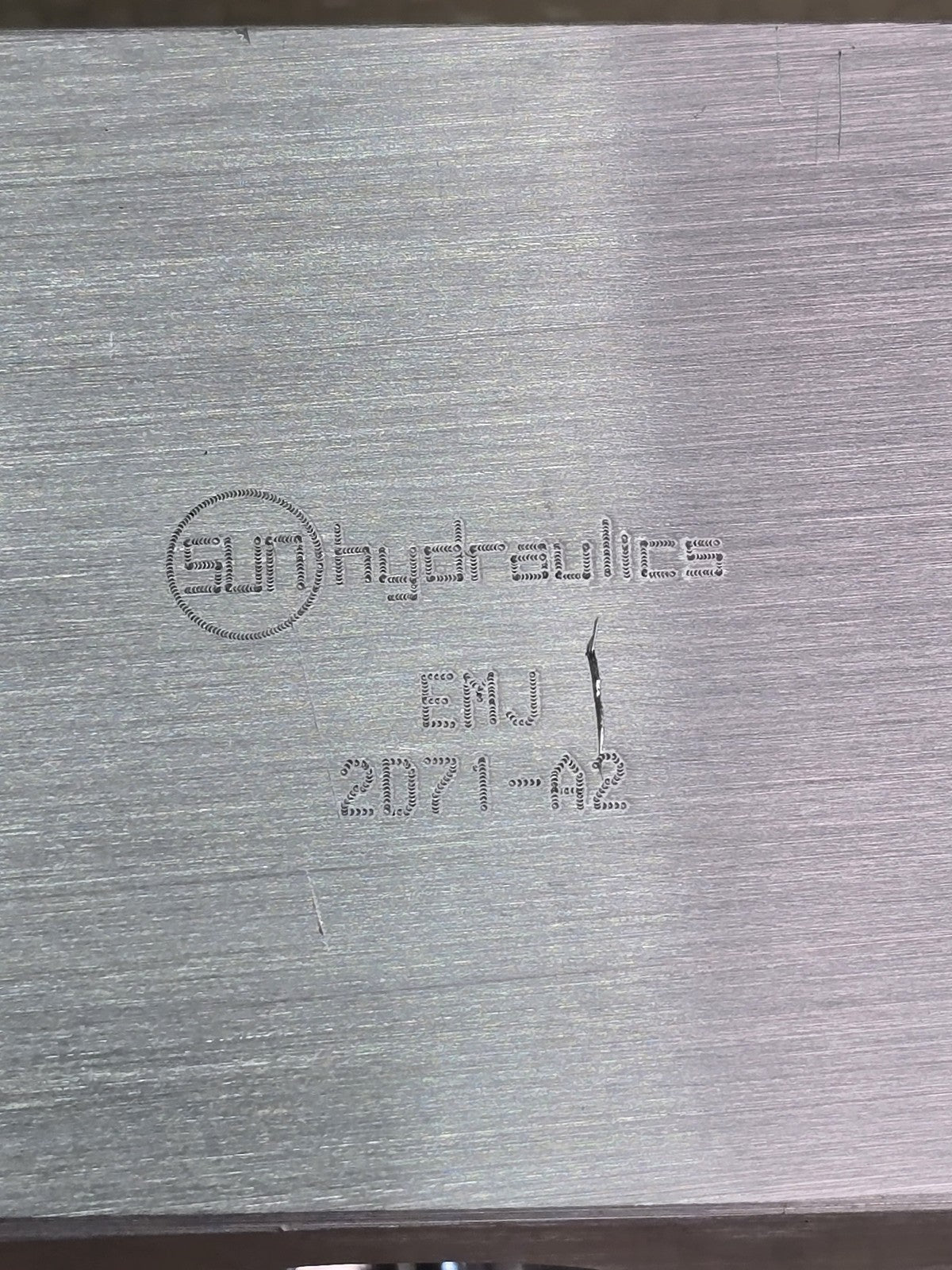 SUN Hydraulics 2071-A2 Hydraulic Manifold Block Aluminum Valve Body
