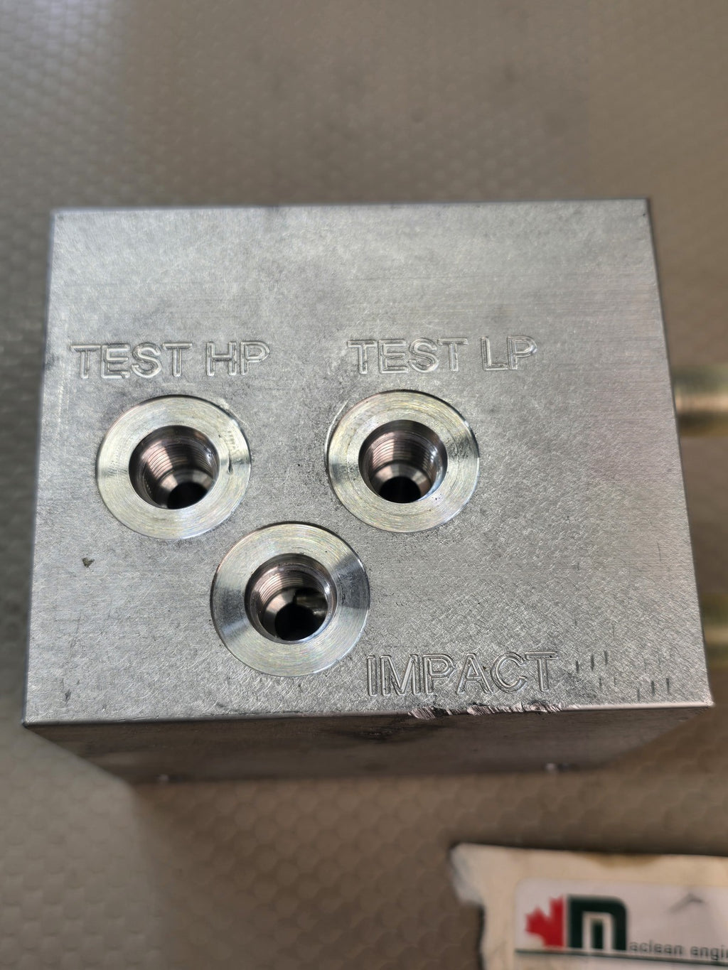 Maclean Mining1025041 Impact Press Control Valve SUN Hydraulic Manifold Block NE