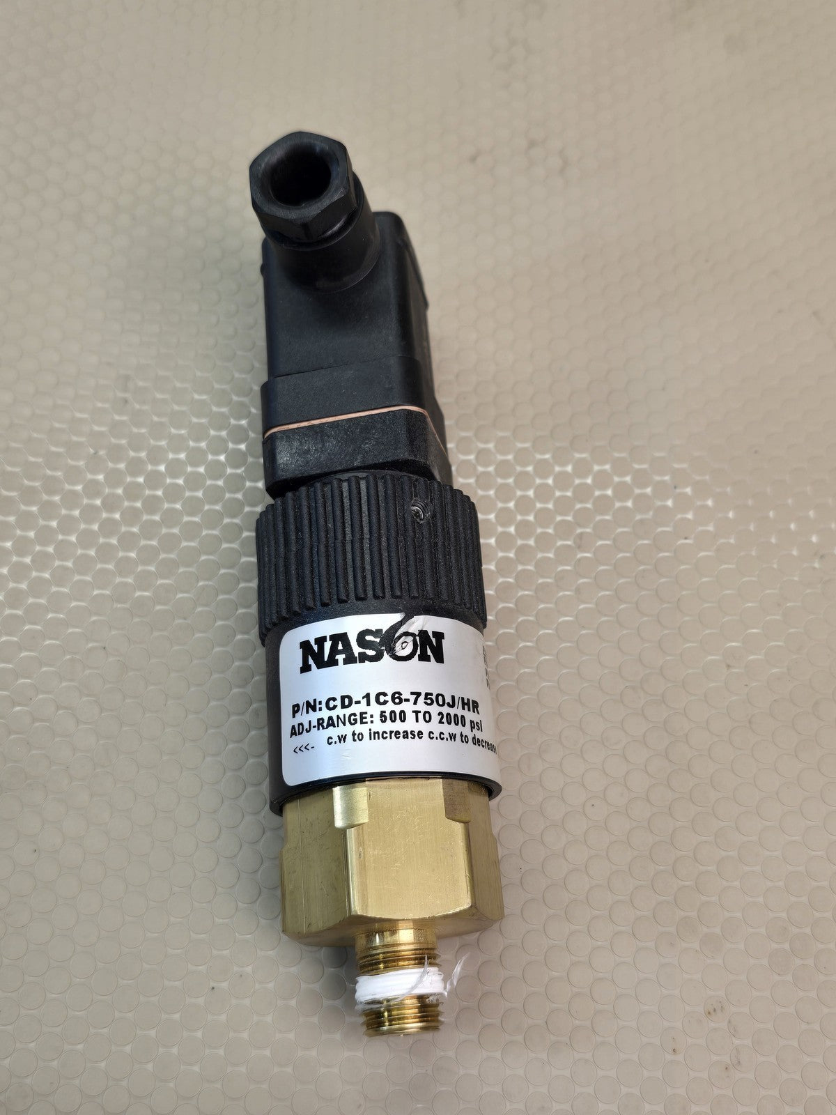 NASON CD-1C6-750J/HR Pressure Switch 500-2000 psi Adjustable Range
