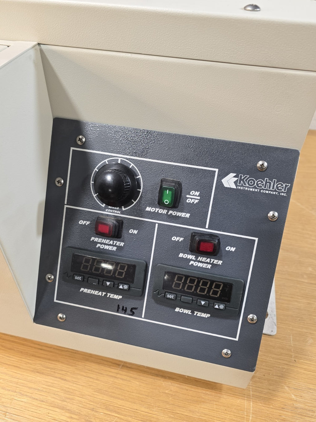 Koehler K60094 Portable Heated Oil Test Centrifuge 12V DC ASTM D96 API Crude Lab