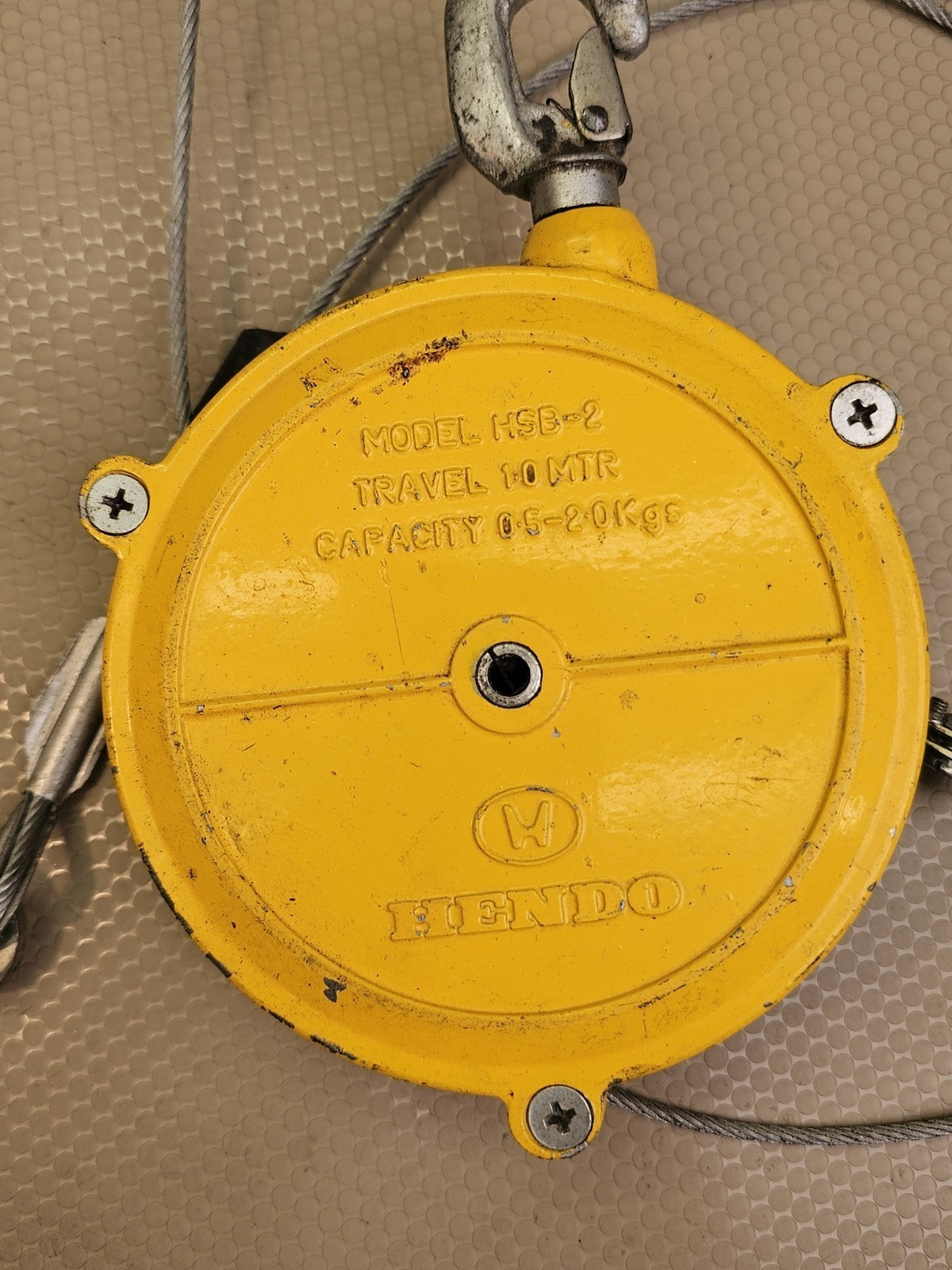HENDO HSB-2 Spring Balancer 05-20KGS Capacity 1.0M Travel