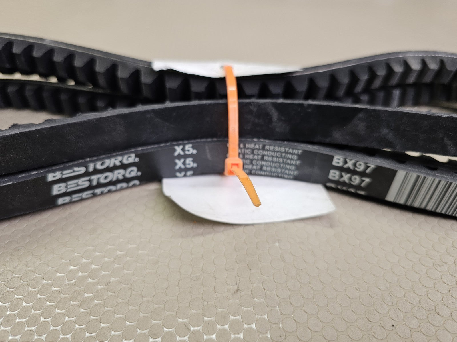 BESTORQ BX97 Cogged V-Belt 5/8" x 100" Heat Resistant Static Conducting