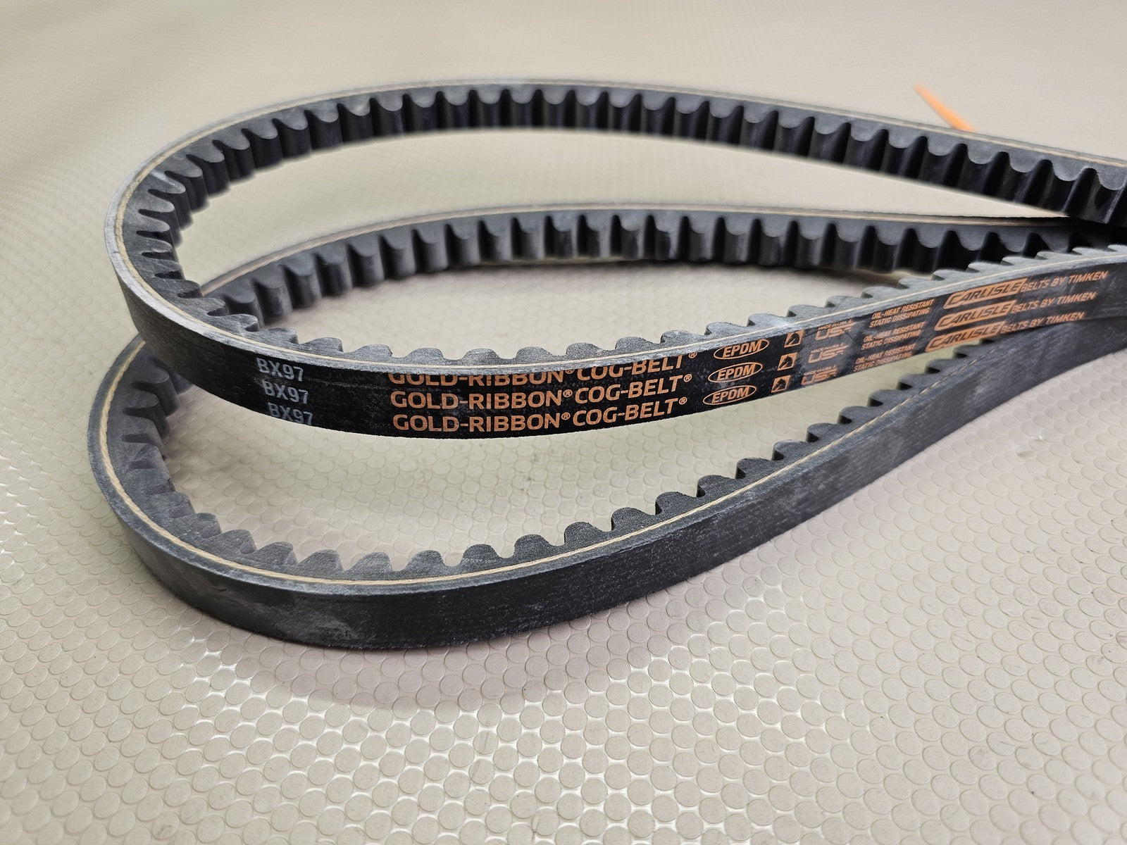 CARLISLE BX97 Gold-Ribbon Cog-Belt EPDM Oil-Heat Resistant V-Belt