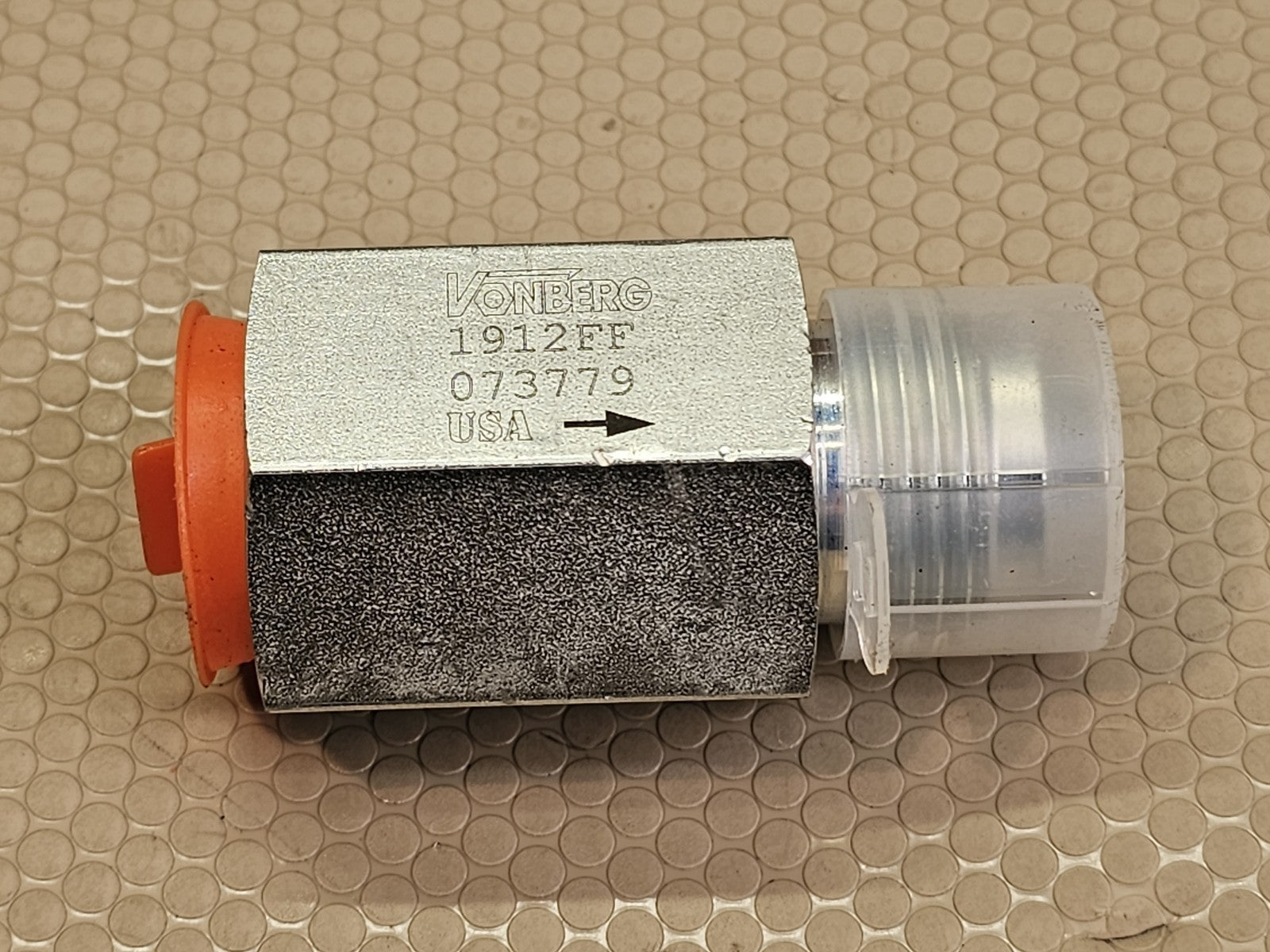 VONBERG 1912FF Hydraulic Check Valve Fitting USA New