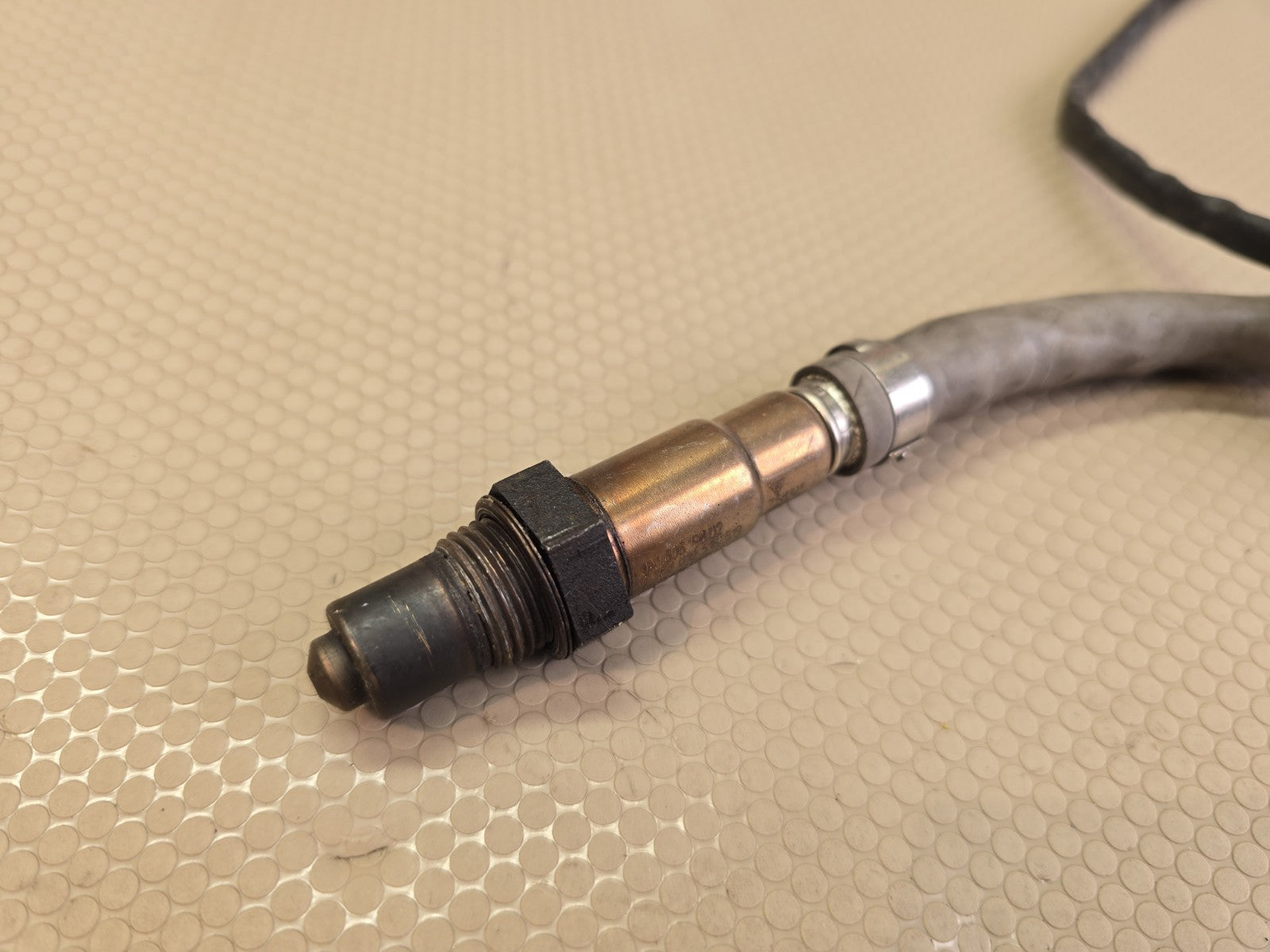 PORSCHE 991 911 TURBO S OEM RIGHT RH REAR DOWN STEAM O2 OXYGEN SENSOR
