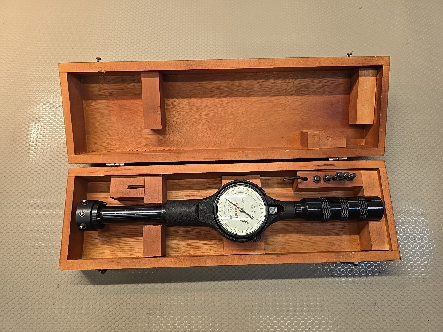 Starrett No. 84-111-4 Bore Gage 5.000"-8.125" Range, .0001 resolution *PARTS*