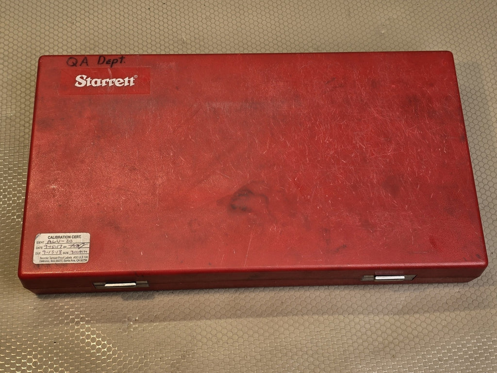 Starrett C434-12-4R 4-Piece Combination Square Set 12" Protractor Center Head