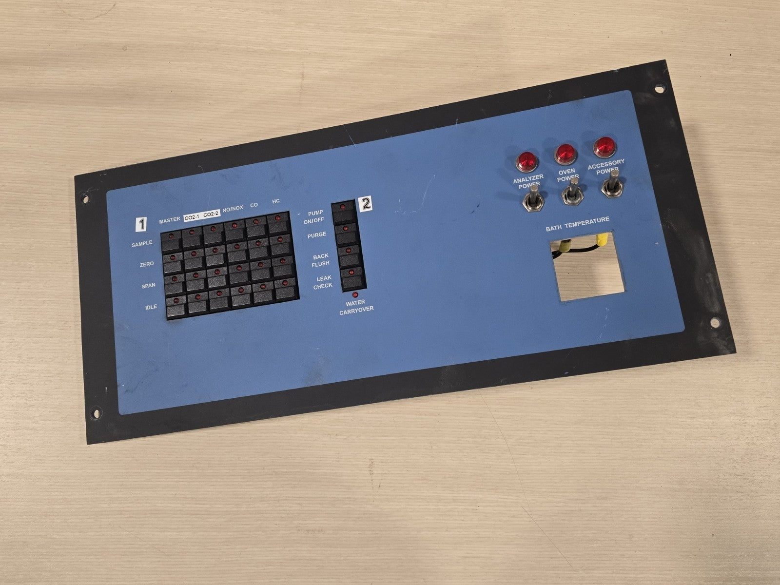 Custom Control Panel For Gas Analyzer Cabinet Diesel Emissions Tester