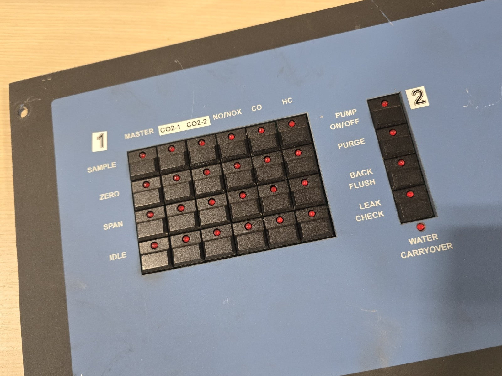 Custom Control Panel For Gas Analyzer Cabinet Diesel Emissions Tester