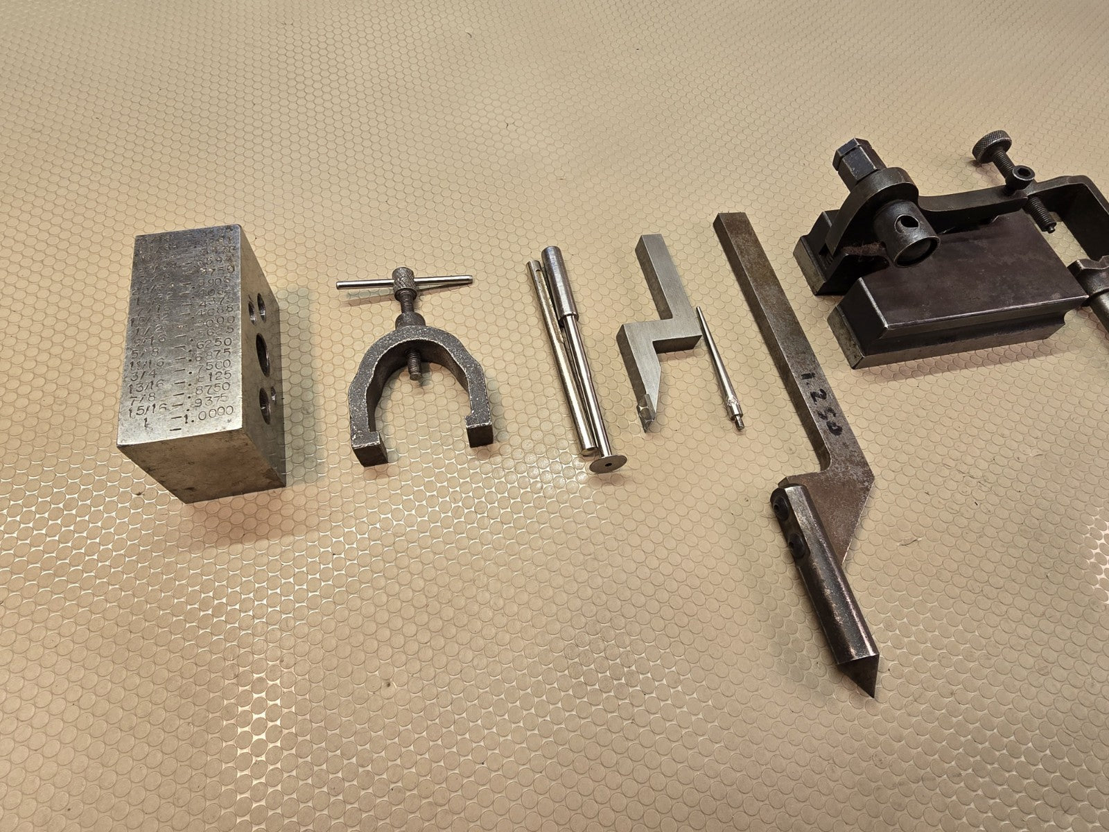 Vintage Machinist Surface Gauge Scriber Arm Tool Precision Height Gage Probe Lot