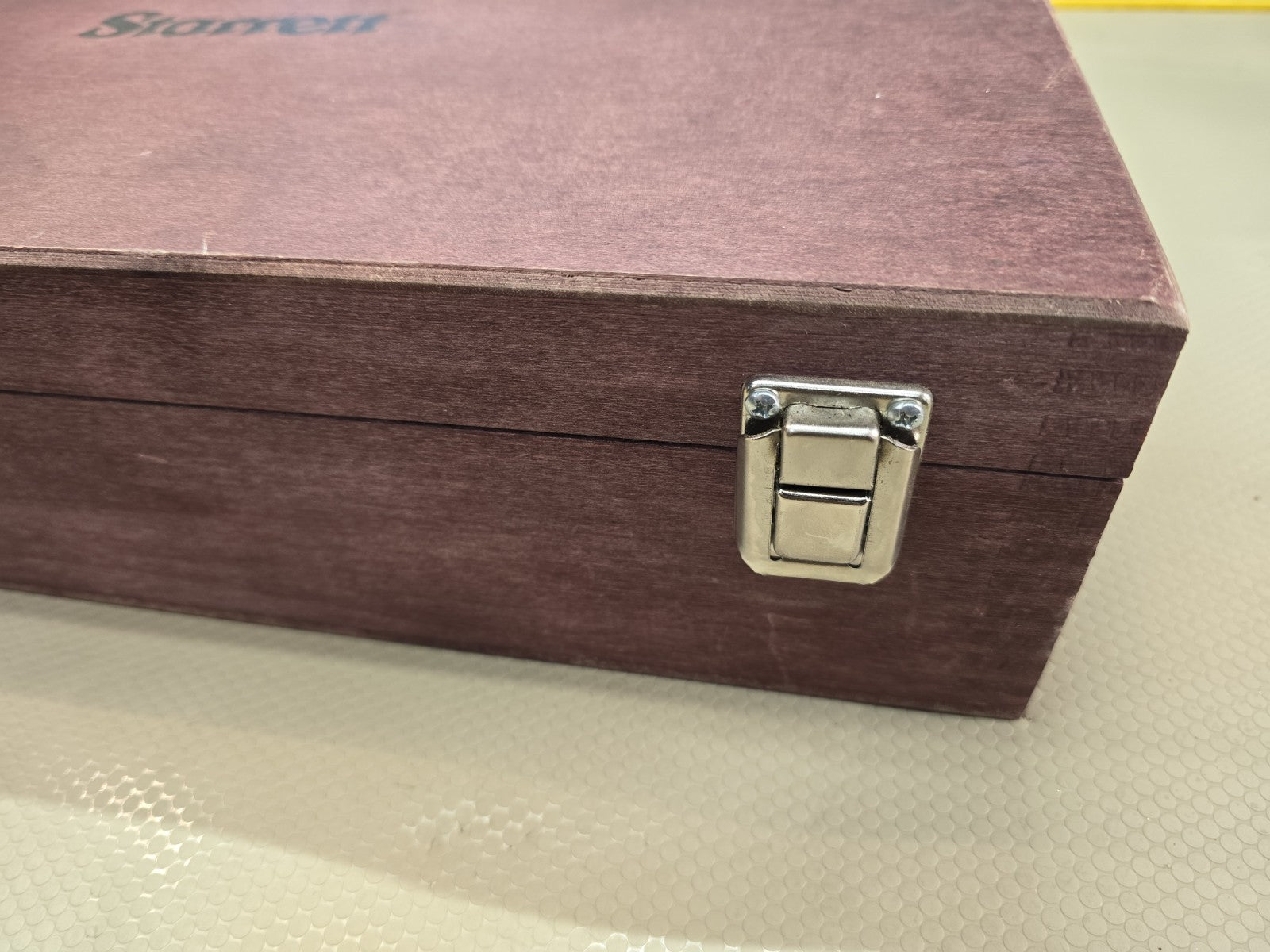 Starrett Master Vernier Height Gage Box Wood Storage Box Only