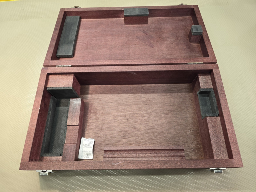 Starrett Master Vernier Height Gage Box Wood Storage Box Only