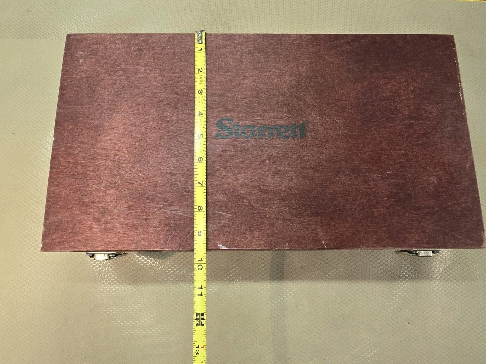 Starrett Master Vernier Height Gage Box Wood Storage Box Only