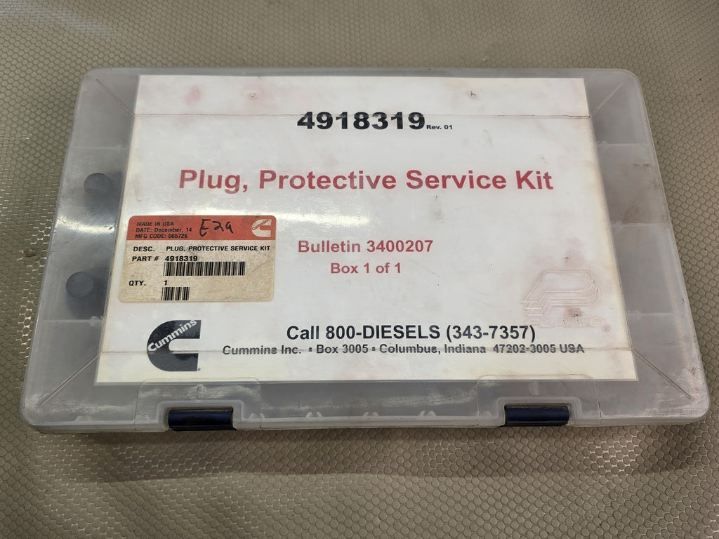 Genuine Cummins OEM 4918319 Service Kit & Plug Storage Case Kit