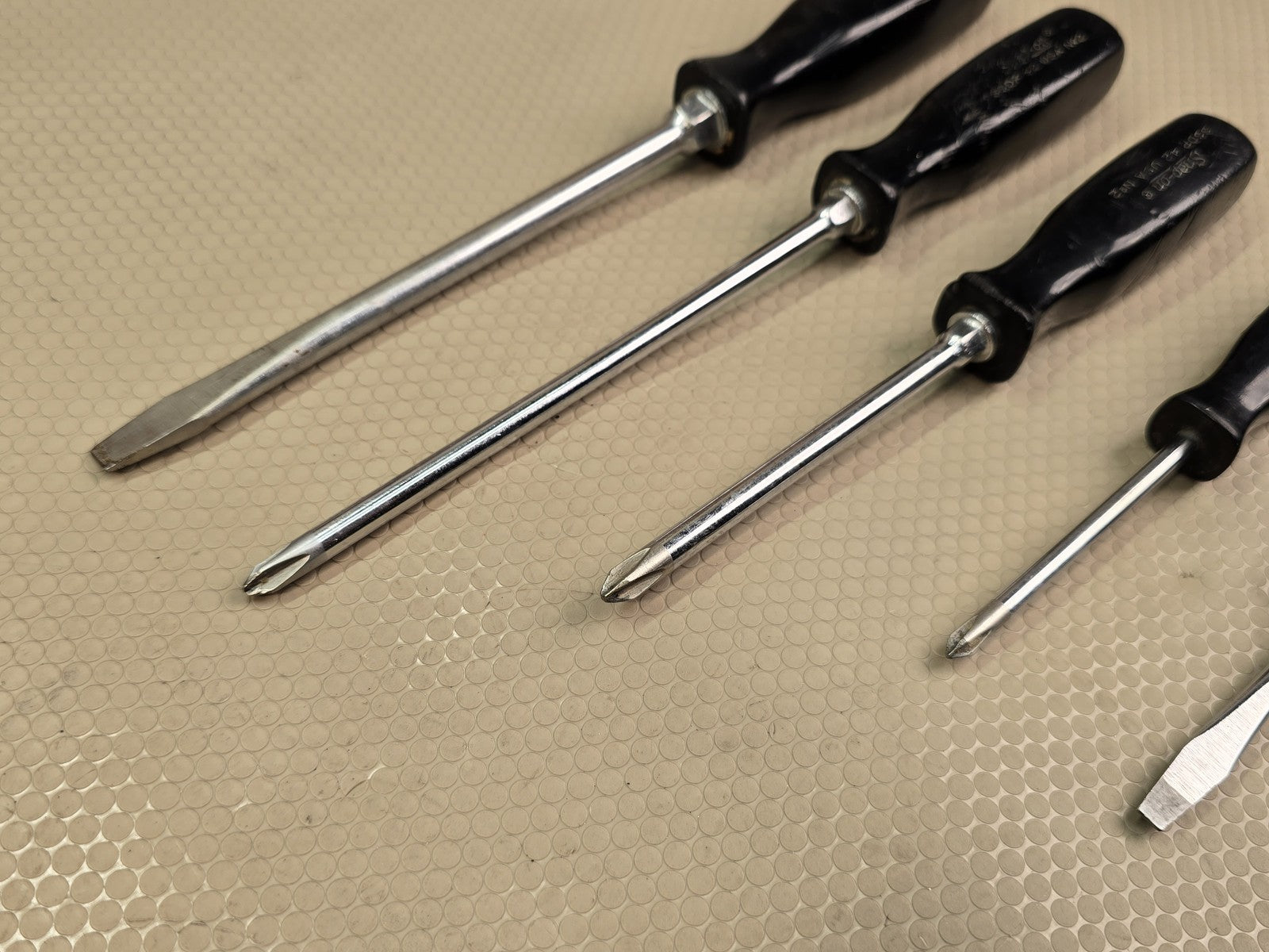 Snap-on 5pc Screwdriver Set Phillips Flathead SSDP82 SSDP62 SSDP42 SSDP31 SSD2