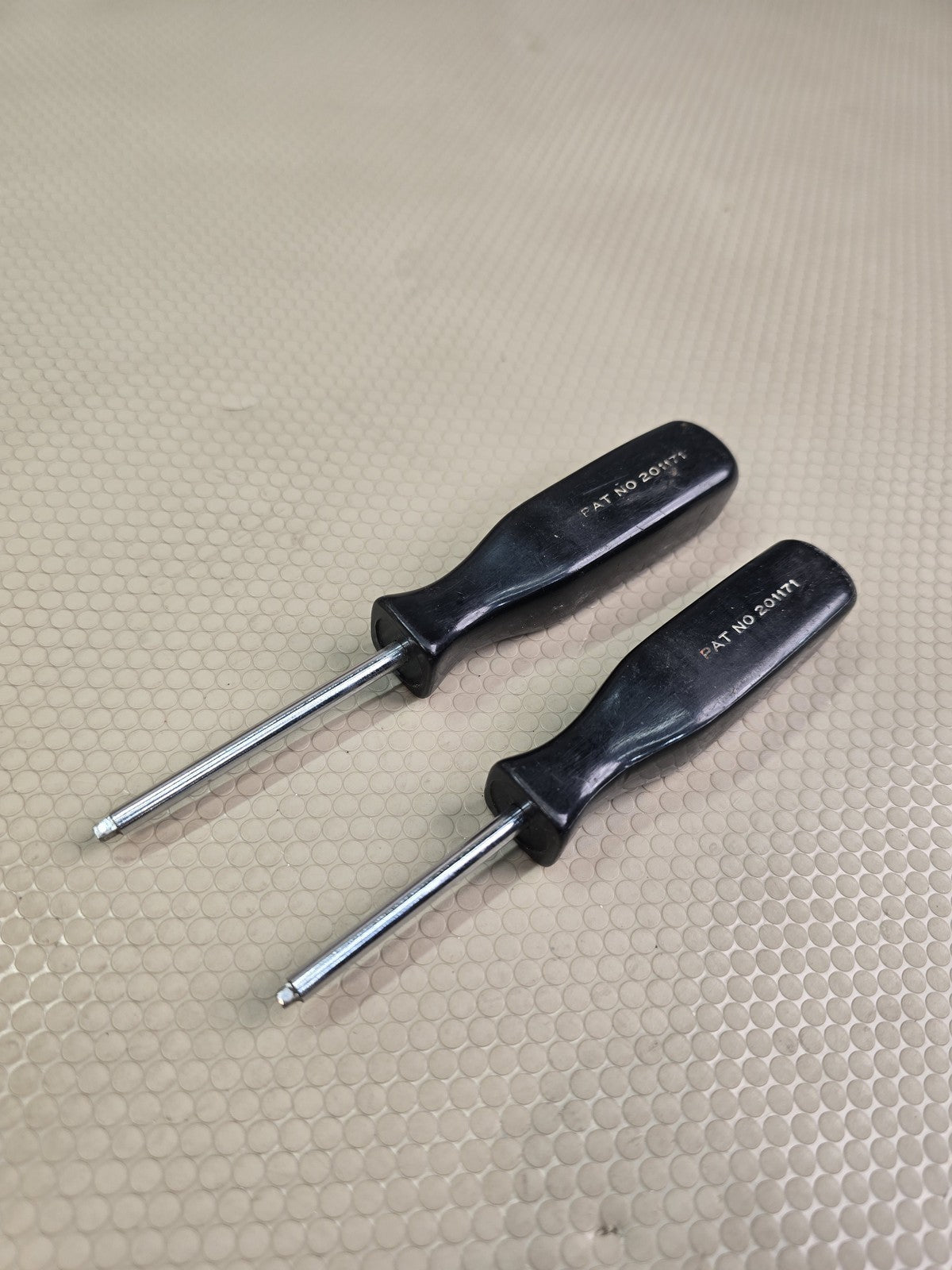 Snap-on S-8698 Square Tip Carburetor Adjusting Screwdrivers Lot of 2 Vintage USA