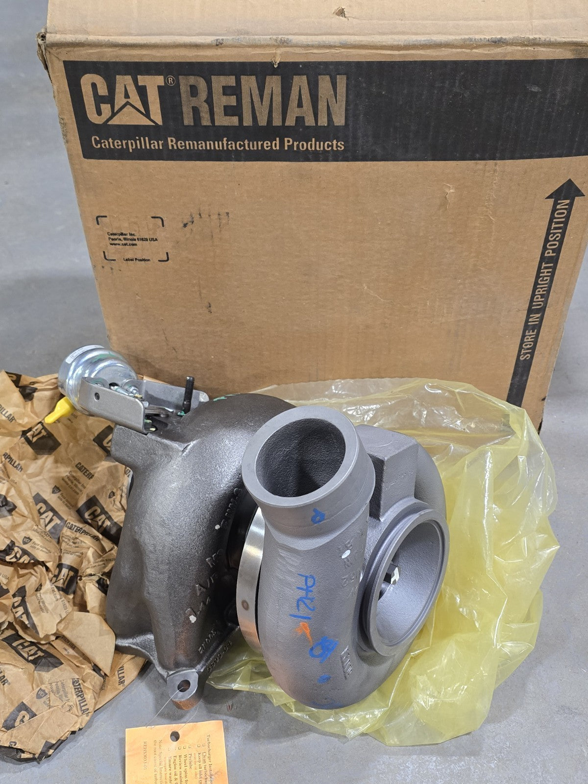 Caterpillar 10R-2407 Turbocharger CAT 10R2407 251-4820 C15 Engine Genuine OEM