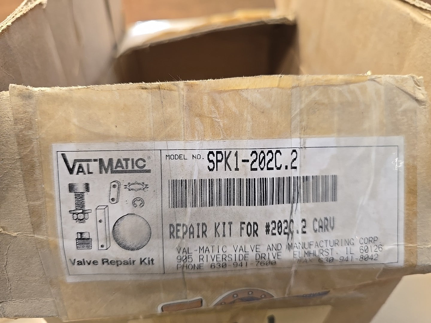 Valmatic SPK1-202C.2 Valve Repair Kit for 202C.2 CARV NEW 