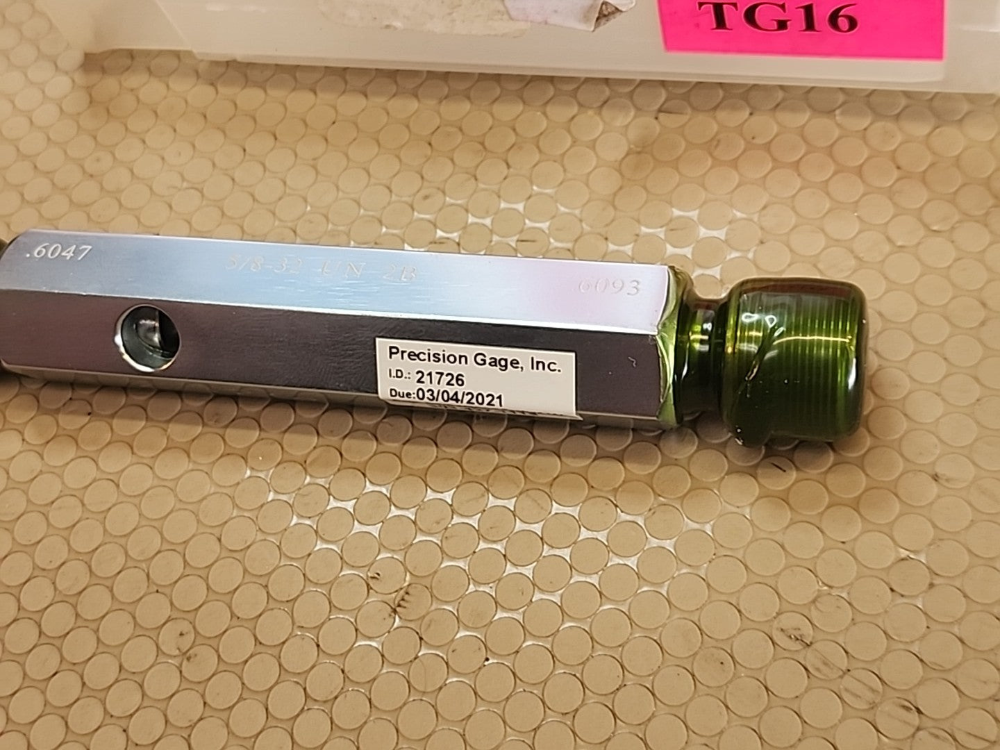5/8-32 2B Go & No-Go With Handle Thread Gages With Certificate of Accuracy - USA