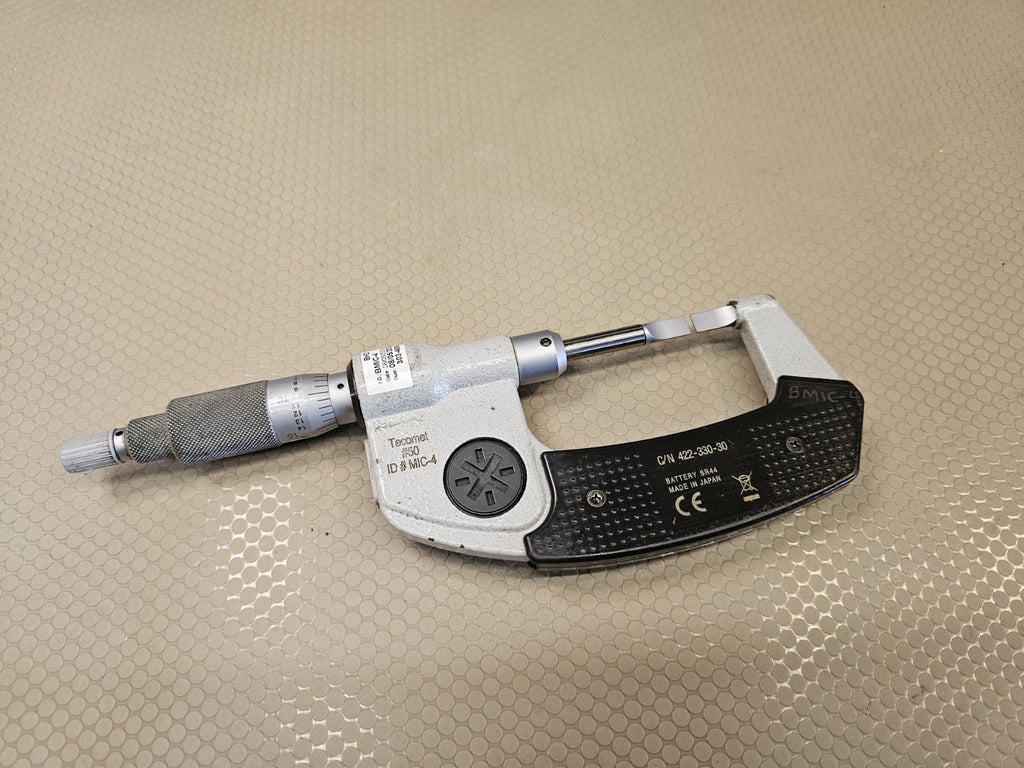 MITUTOYO DIGIMATIC BLADE MICS MICROMETER 422-360-30 ~ 0-1" .0005"/0.001MM JAPAN