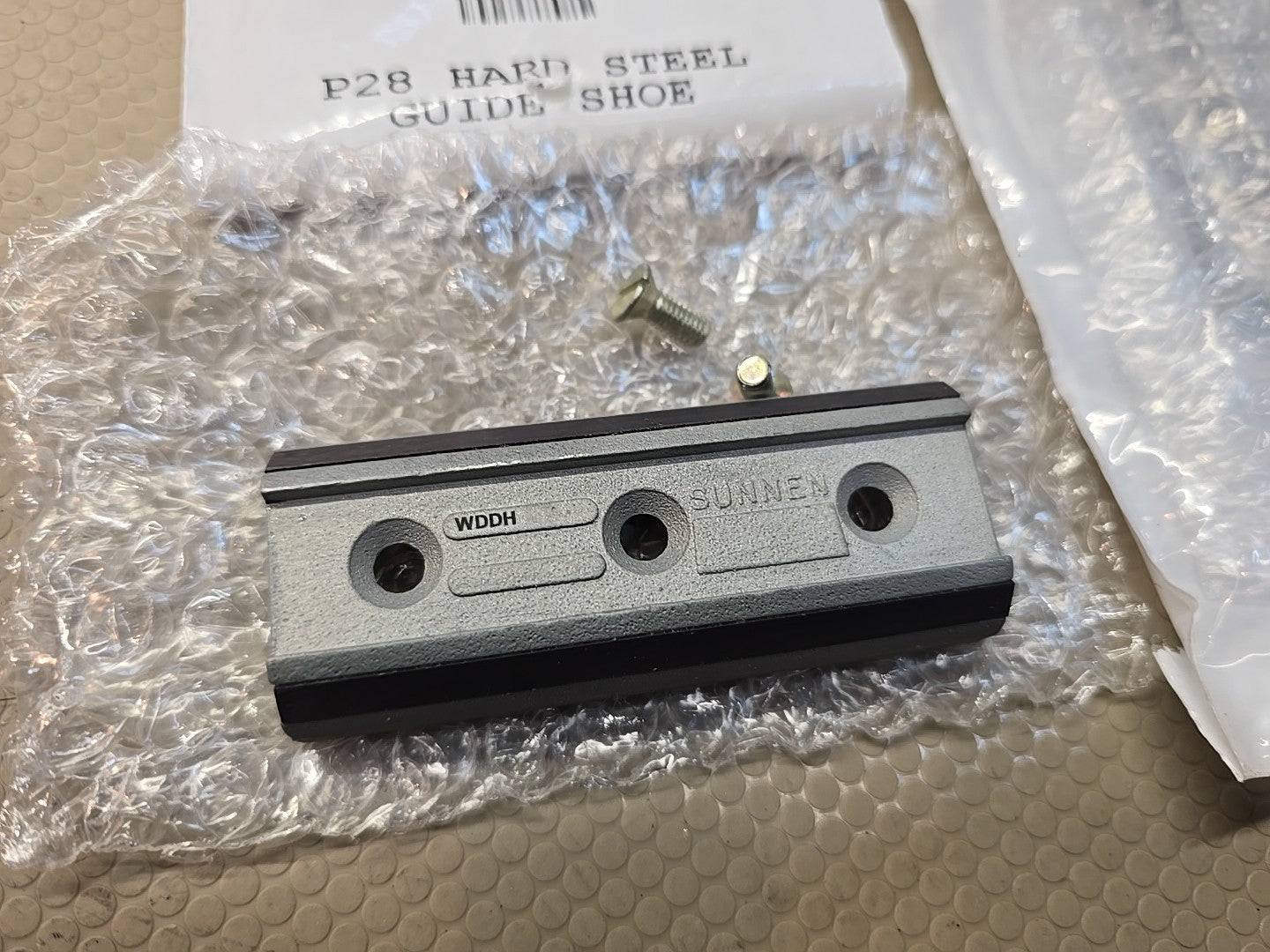 Sunnen Insert Hard Steel Guide Shoes WDDH WD-DH OG x 2 for P28 Mandrel
