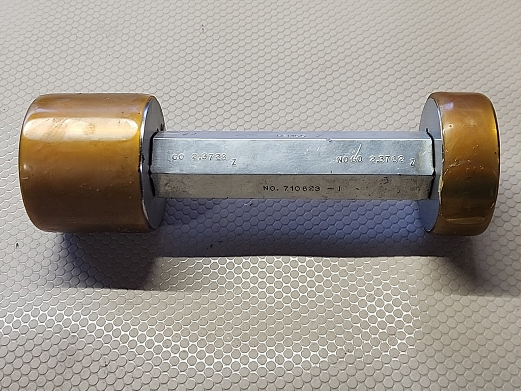 HEMCO SMOOTH PLUG GAGE GO 2.3728 NO GO 2.3762