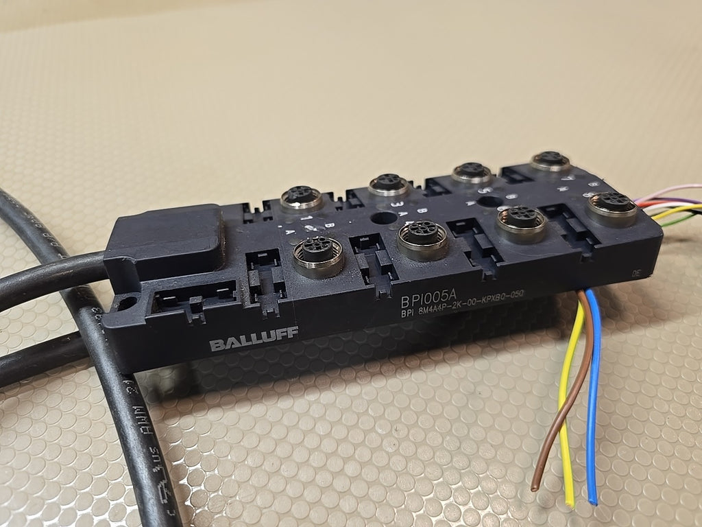 Balluff BPI005A Junction Block Passive Interface Module BPI 8M4A4P-2K-00-KPXB0