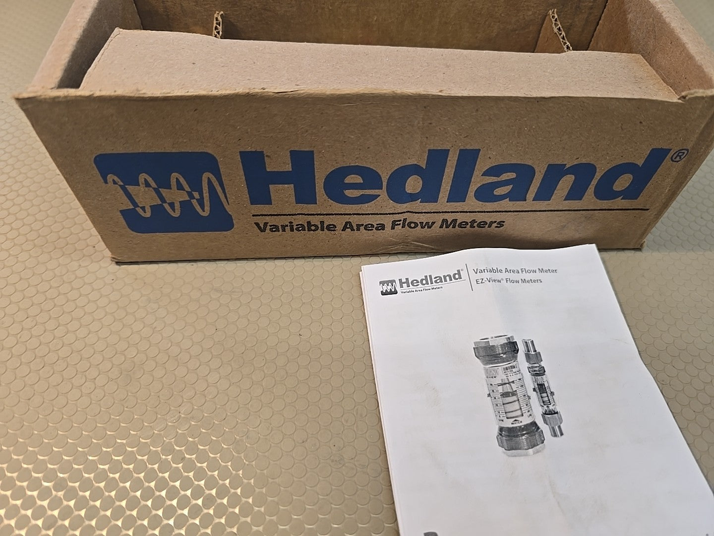 HEDLAND H624-604-R Flowmeter,1/2 FNPT,0.5-4 GPM 6JFX6 NEW & Complete