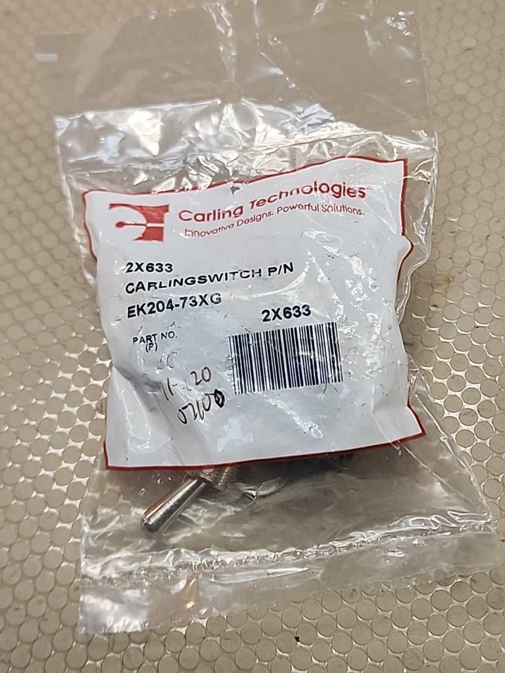 NEW Carling 2X633 2 Position Switch 10/20A 125/250V 