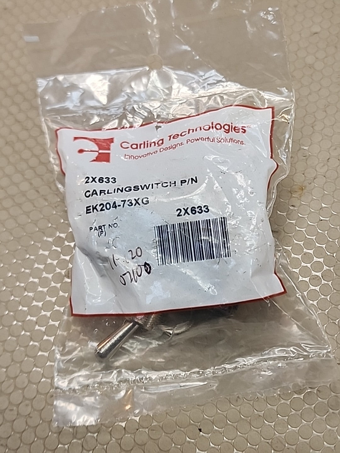 NEW Carling 2X633 2 Position Switch 10/20A 125/250V 