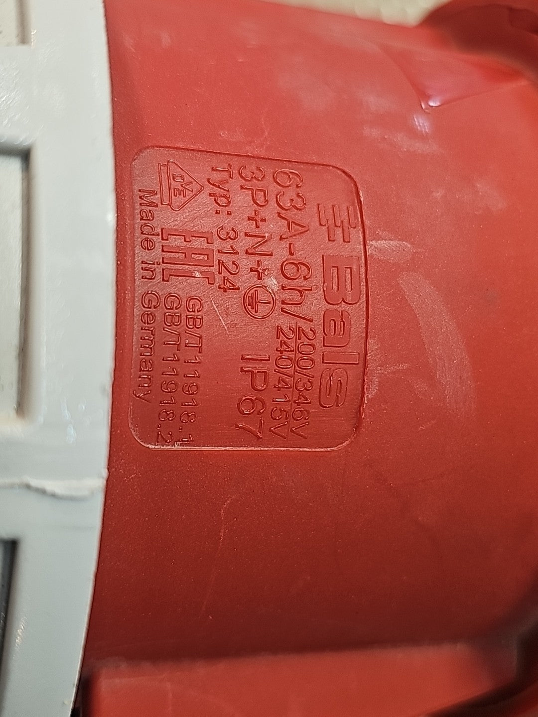 Bals 63A-6h Type 3124 200/346V  240/415V  IP67