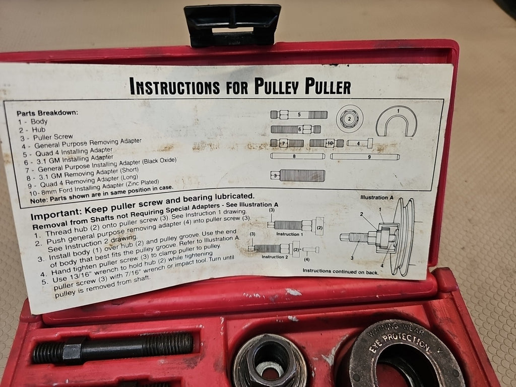 Lisle ADAPTER FOR LIS38850 PULLEY PULLER 3/8IN.X16 SHORT USA  KD